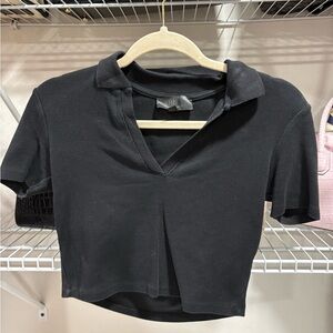 3 for $18 SALE Black Women's Polo Top